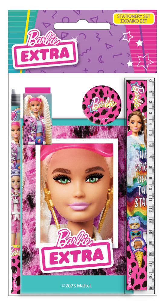 Barbie Extra írószer szett 5 db-os