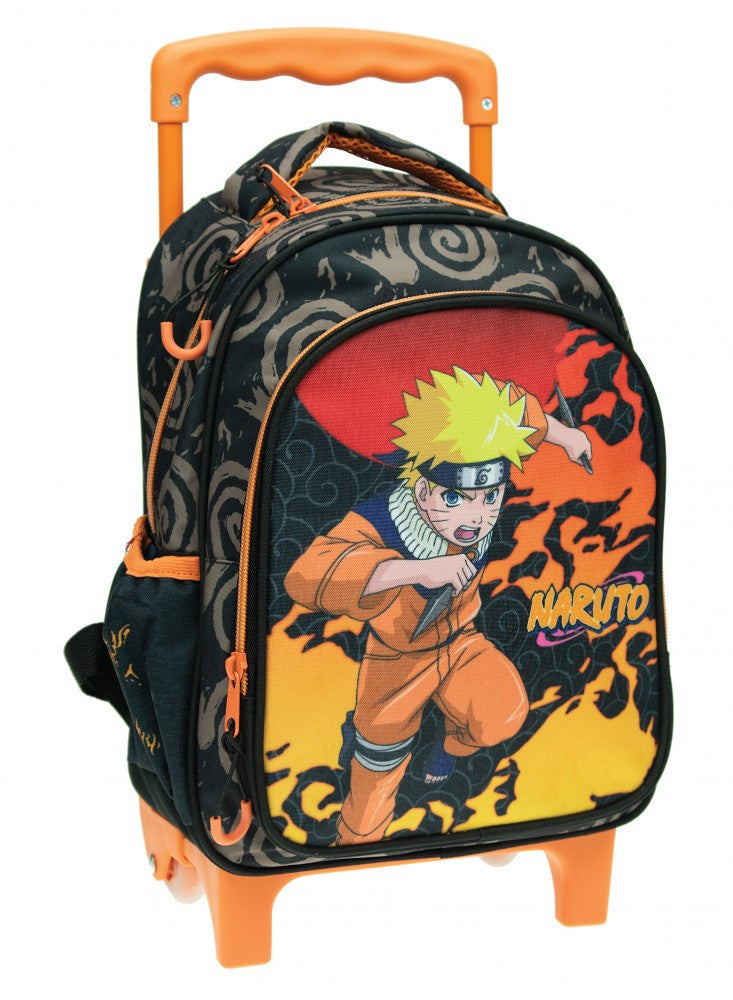 Naruto Fire gurulós ovis hátizsák, táska 30 cm