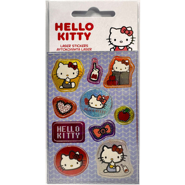 Hello Kitty Apple hologrammos matrica szett