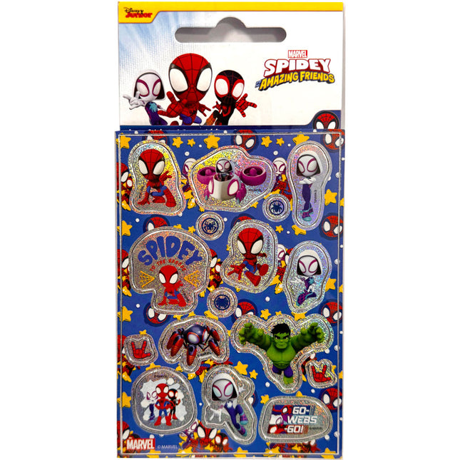 Pókember Go Webs hologrammos matrica szett