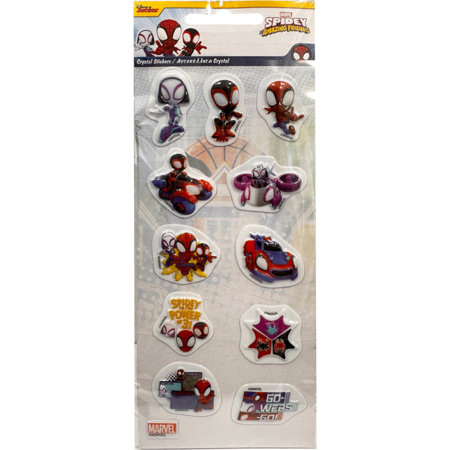 Pókember Spidey bubble matrica