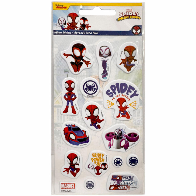 Pókember Go Webs pufi szivacs matrica szett