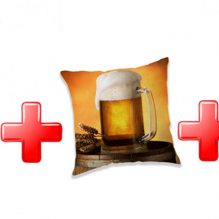 Sör ágyneműhuzat, törölköző és párna szett