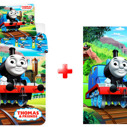 Thomas és barátai City-Stop ágyneműhuzat és polár takaró szett