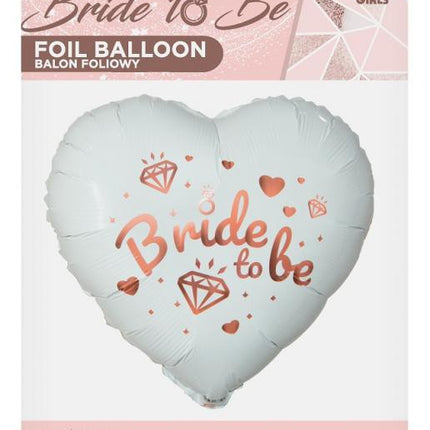 Lánybúcsú Bride To Be fólia lufi 37 cm