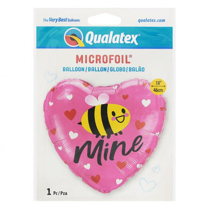 Szerelem Bee Mine fólia lufi 46 cm