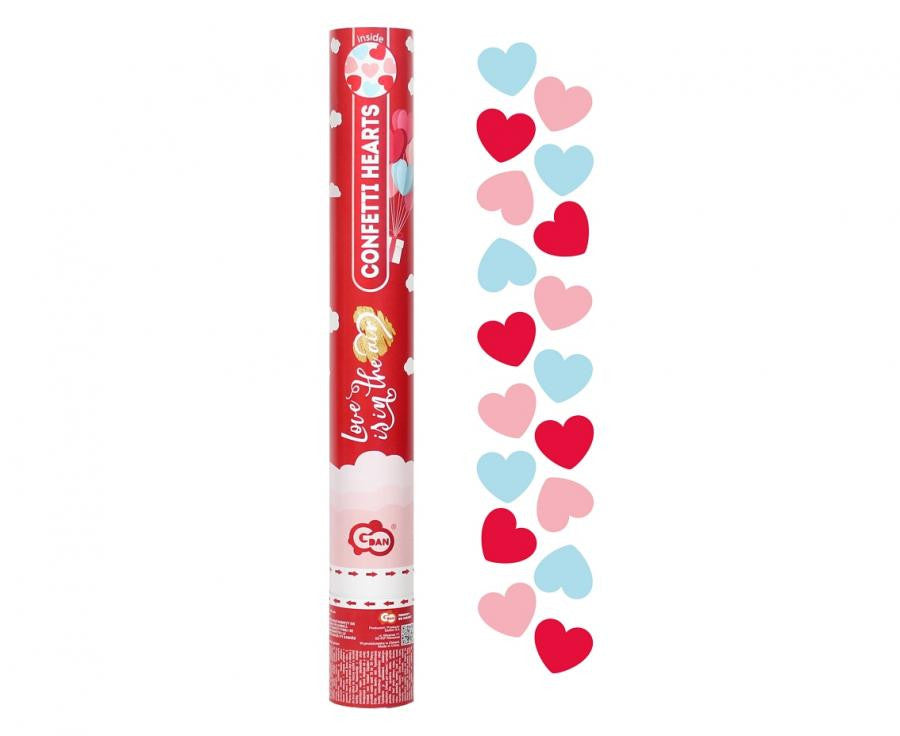 Szerelem Love is in the air konfetti kilövő 40 cm