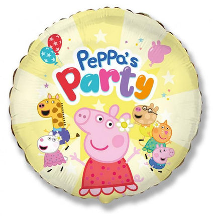 Peppa malac Yellow fólia lufi 48 cm (WP)