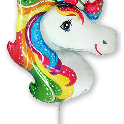 Unikornis Head fólia lufi 36 cm (WP)