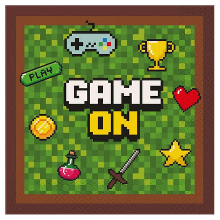 Game On szalvéta 20 db-os 33x33 cm