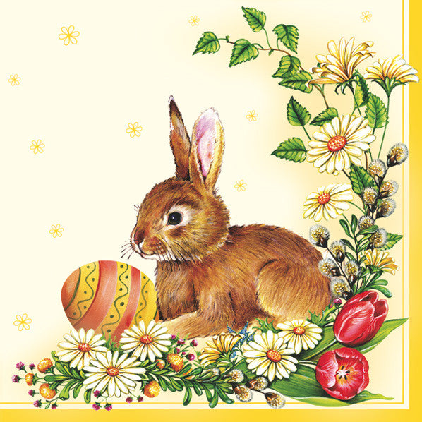 Húsvét Egg & Hare szalvéta 20 db-os 33x33 cm