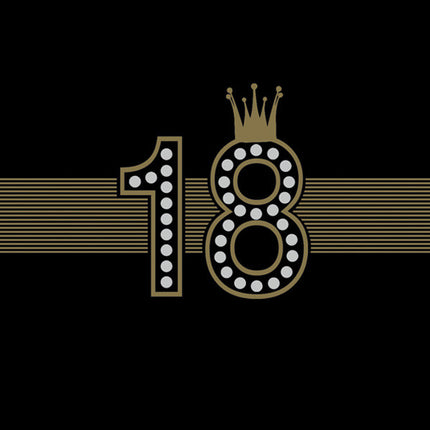 Happy Birthday 18 Hollywood Style szalvéta 20 db-os 33x33 cm