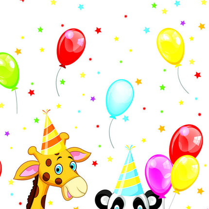 Happy Birthday Star papír asztalterítő 120x180 cm