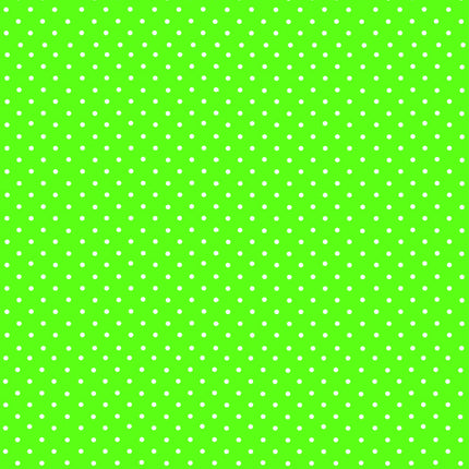 Zöld White Dots papír asztalterítő 120x180 cm