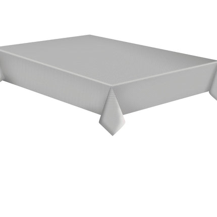 Szürke White Dots papír asztalterítő 120x180 cm