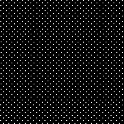 Fekete White Dots papír asztalterítő 120x180 cm