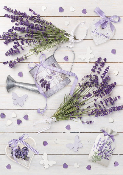 Levendula Rustic A/4 gumis mappa