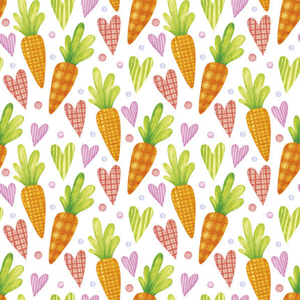 Húsvét Sweet Carrots szalvéta 20 db-os 33x33 cm