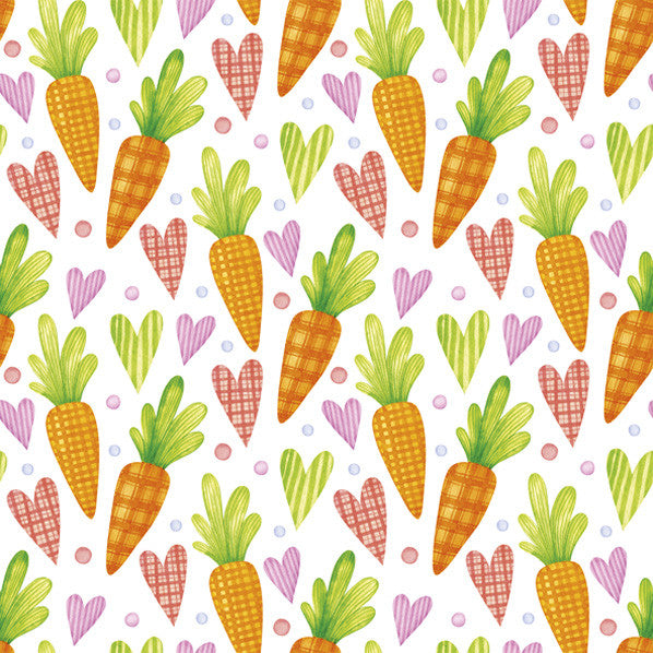 Húsvét Sweet Carrots szalvéta 20 db-os 33x33 cm