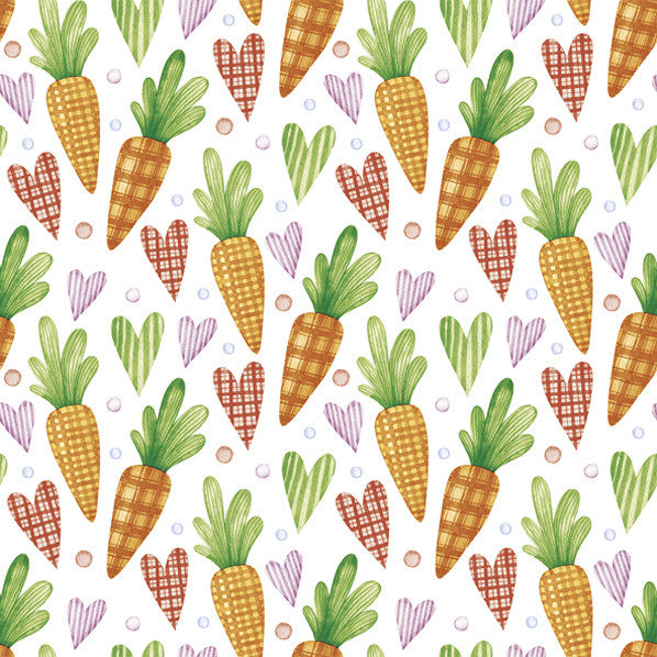 Húsvét Sweet Carrots szalvéta 20 db-os 25x25 cm