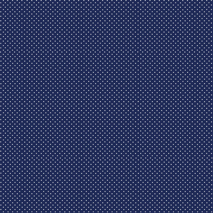 Sötétkék White Dots papír asztalterítő 120x180 cm