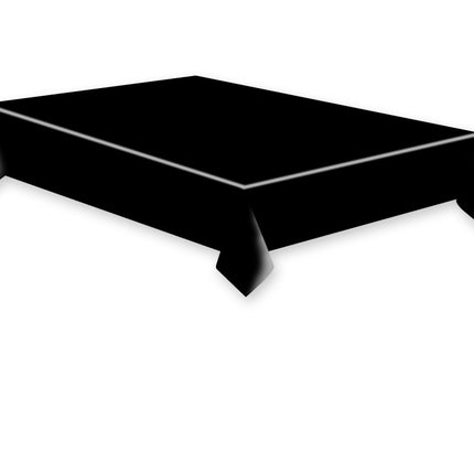 Fekete Dark papír asztalterítő 120x180 cm