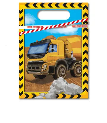 Építkezés Grabber ajándéktasak, ajándékzacskó 6 db-os