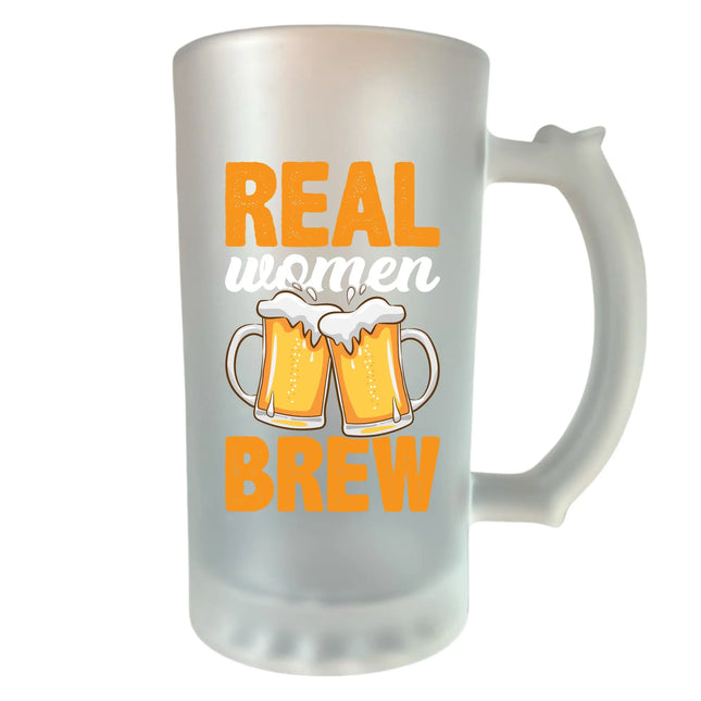 Real Women Brew feliratú söröskorsó nőknek – egyedi ajándék az Egyedicuccoktól