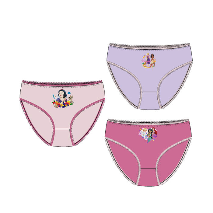 Disney Hercegnők Beautiful gyerek fehérnemű, bugyi 3 darab/csomag 3 - 6 év / 98 - 116 cm