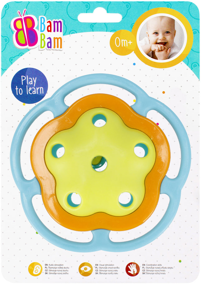 Virág Yellow baba csörgő