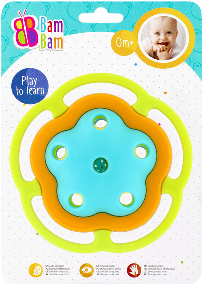 Virág Blue baba csörgő