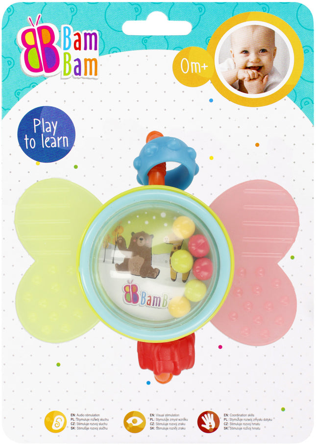 Pillangó Pastel baba csörgő