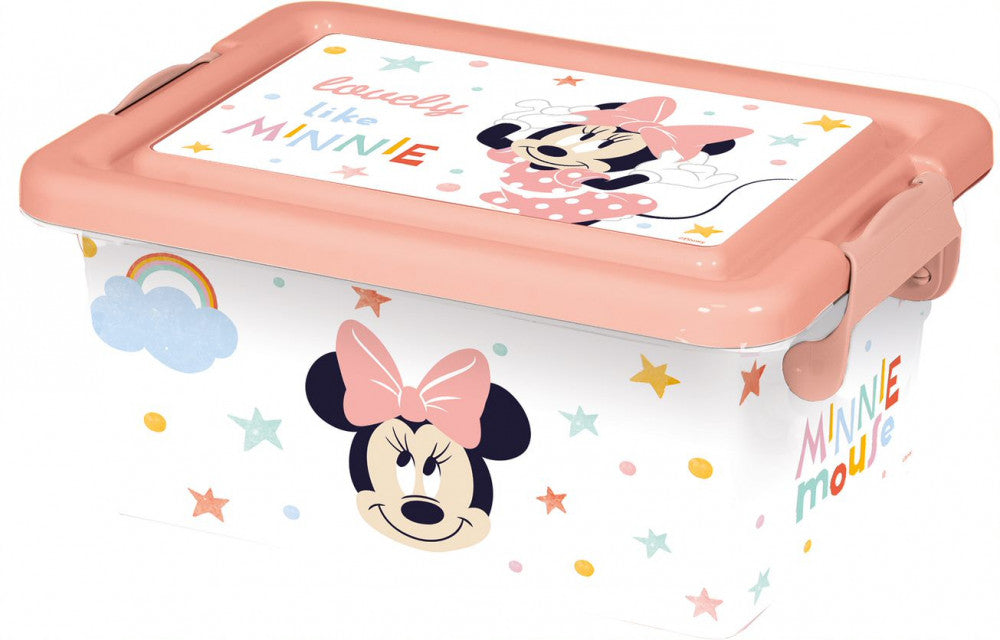 Disney Minnie műanyag tároló doboz 3,7 L