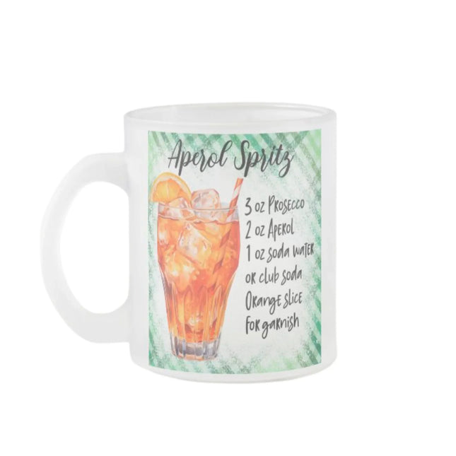 Bögre amire Aperol Spritz Koktél recept van nyomtatva