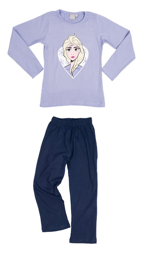 Disney Jégvarázs Elsa gyerek hosszú pizsama 3 - 4 év / 98 - 104 cm