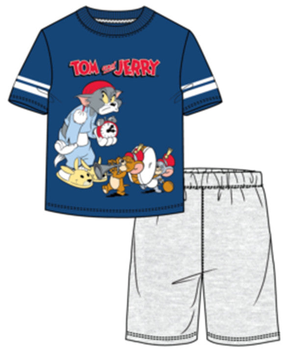 Tom és Jerry Alarm gyerek rövid pizsama 5 - 6 év / 110 - 116 cm