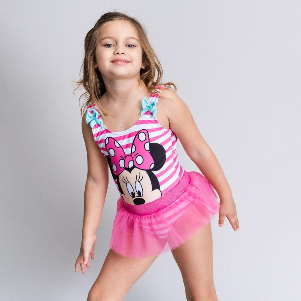 Disney Minnie Striped gyerek fürdőruha, úszó 4 év / 104 cm