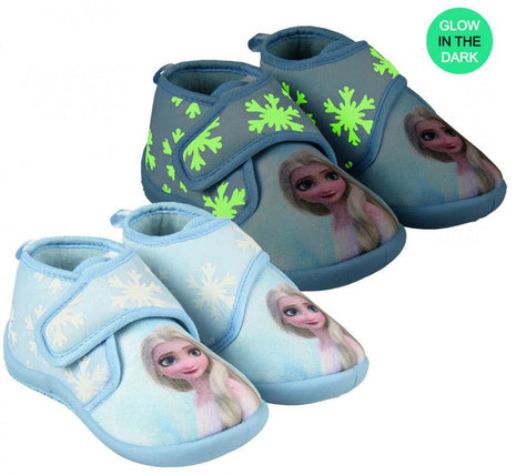 Disney Jégvarázs Elsa sötétben világító Benti cipő 25