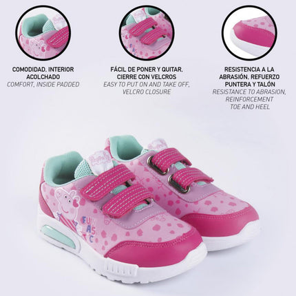 Peppa malac Funtastic LED villogó, világító utcai cipő 29