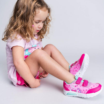 Peppa malac Funtastic LED villogó, világító utcai cipő 29
