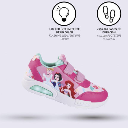 Disney Hercegnők Ladies LED villogó, világító utcai cipő 29