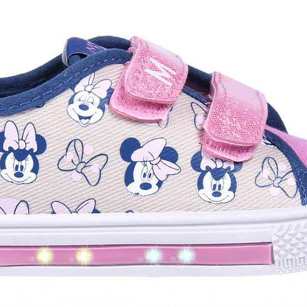 Disney Minnie Beige LED villogó, világító utcai cipő 25