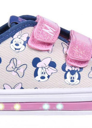 Disney Minnie Beige LED villogó, világító utcai cipő 31