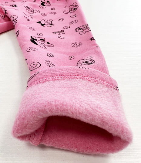 Disney Minnie Pink baba, vastag leggings 12/18 hó