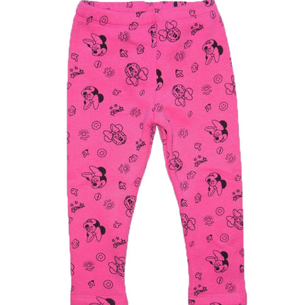 Disney Minnie Pink baba, vastag leggings 9/12 hó