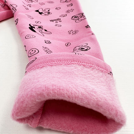 Disney Minnie Pink baba, vastag leggings 9/12 hó