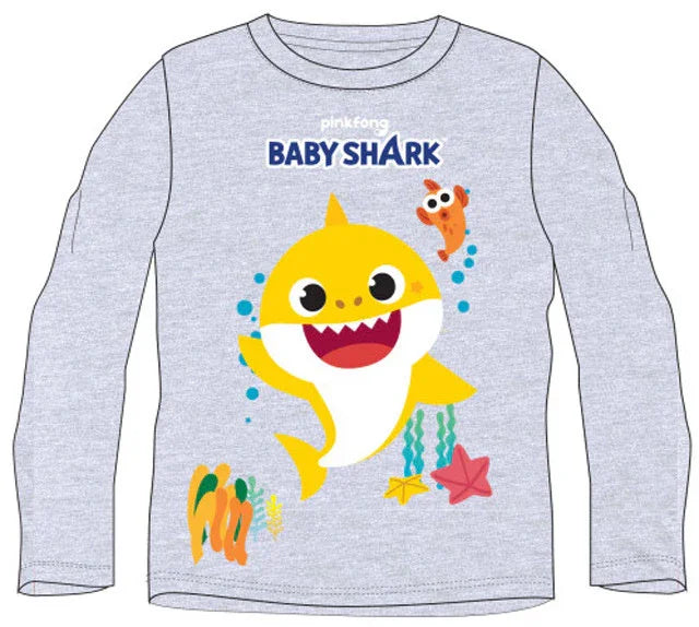 Baby Shark gyerek hosszú póló, felső 6 év / 116 cm