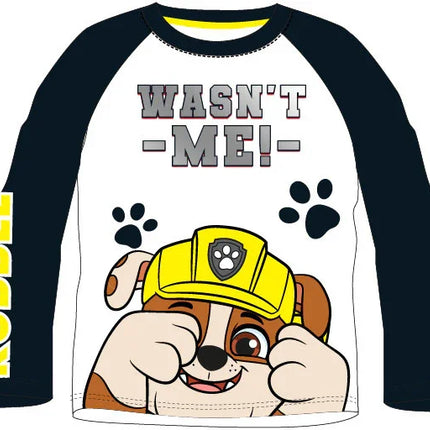 Mancs Őrjárat Black gyerek hosszú póló, felső 8 év / 128 cm