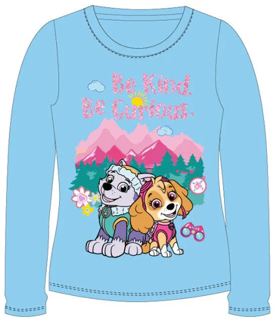Mancs Őrjárat Be Kind Blue gyerek hosszú póló, felső 8 év / 128 cm
