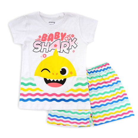 Baby Shark gyerek rövid pizsama 6 év / 116 cm